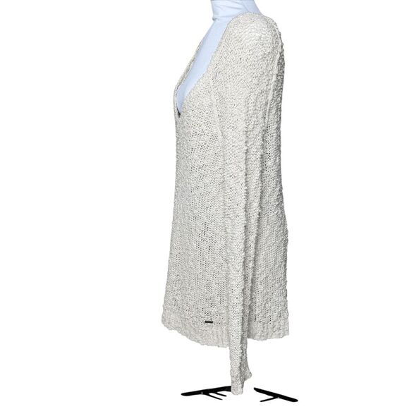Abercrombie & Fitch A&F loose knit sweater medium  popcorn cream wheat - Picture 1 of 9